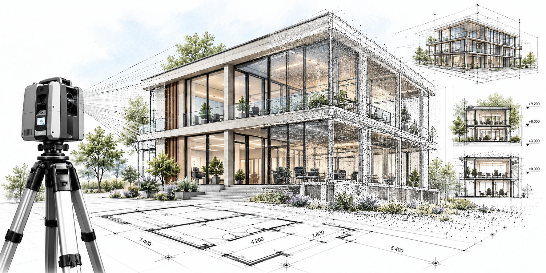 Laser Scanning – Peter Angel Laser scanning survey capturing detailed 3D building and property data